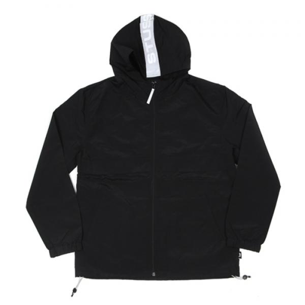 LIGHT NYLON FULL ZIP-BLK